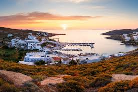Cyclades Port Sunset
